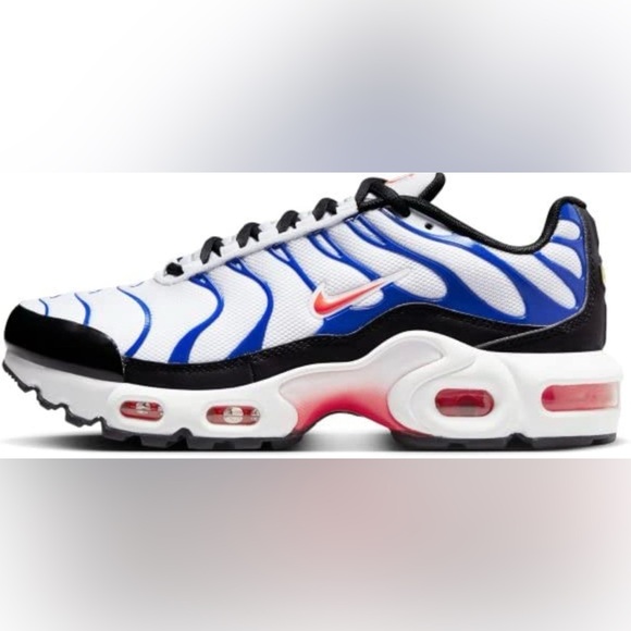Nike Other - Nike Air Max Plus GS in the White/Game Royal/Black/Bright Crimson